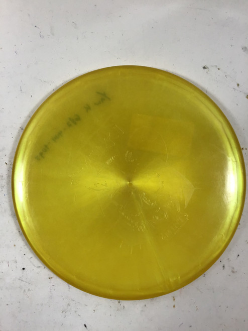 Vist Large View of Product Image Which is Used Mint SUBLIME BOBCAT Disc Golf Mid Range Yellow 176g