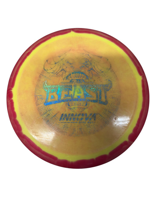 Vist Large View of Product Image Which is Used Innova HALO BEAST Disc Golf Driver Yellow 171g