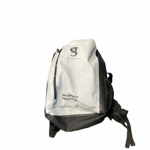 Vist Large View of Product Image Which is Used GECKOBRANDS WATERPROOF BAG Backpack Grey