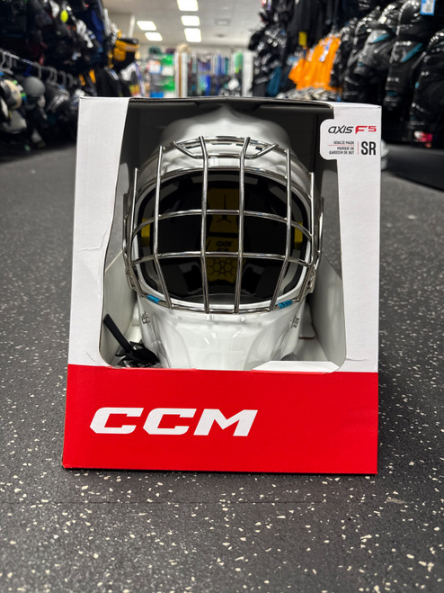Vist Large View of Product Image Which is New CCM AXIS F5 GOAL MASK-SR