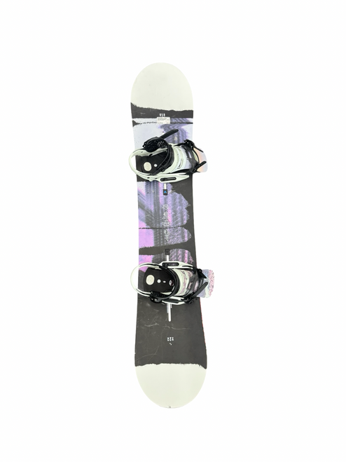 Vist Large View of Product Image Which is Used Burton STYLUS Mens Board/Bindings White 142 cm