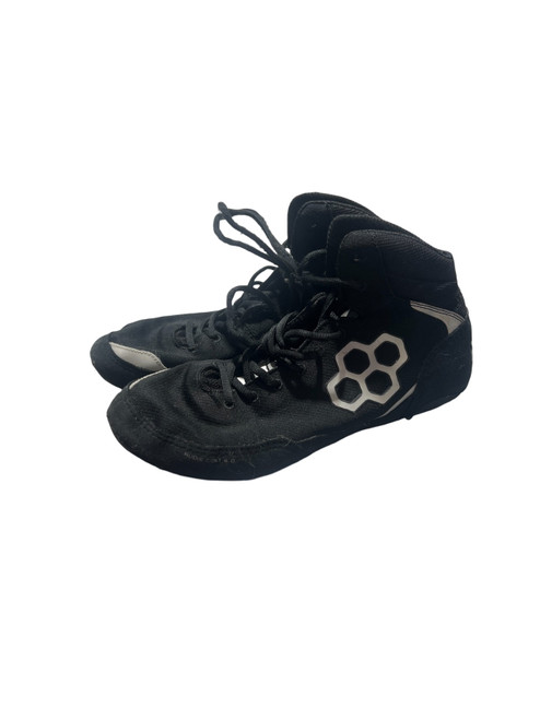 Vist Large View of Product Image Which is Used Rudis Wrestling Shoes Black Senior 12