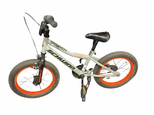 Vist Large View of Product Image Which is Used Schwinn SCORCH Comfort Bike Boys Grey 16"