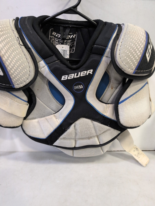 Vist Large View of Product Image Which is Used Bauer ONE 55 Senior Shoulder Pads MD