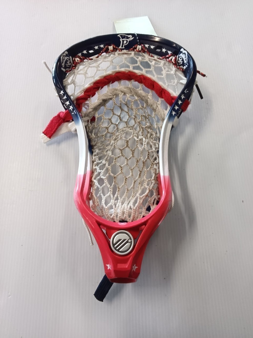 Vist Large View of Product Image Which is Used Maverik TACTIK 2.0 Mens Lacrosse Head Navy Blue