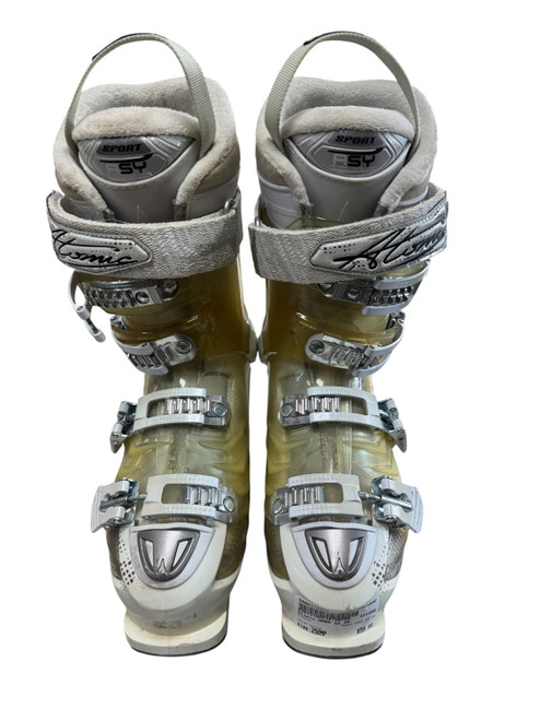 Vist Large View of Product Image Which is Used Atomic HAWK SZ 25 Mens DH Ski Boot White 250 MP - M07 - W08