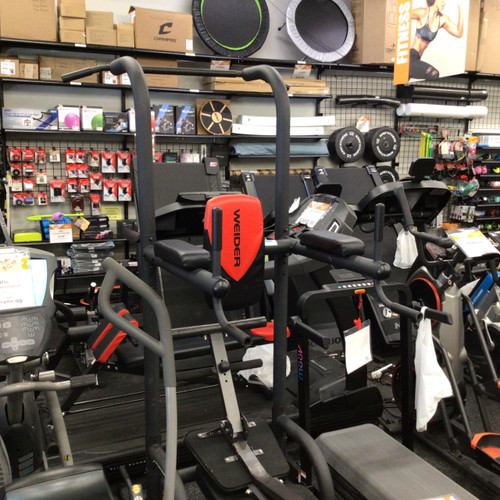 Vist Large View of Product Image Which is Used Weider POWER TOWER WITH 4 WORKOUT STATIONS Power Tower
