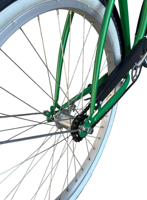 Vist Large View of Product Image Which is Used MENS CRUSIER Cruiser Bike Mens Green 43-47cm - 17-18" - MD Frame