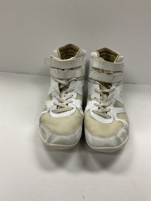 Vist Large View of Product Image Which is Used Rudis BEAST MID-TOP Wrestling Shoes White Senior 9.5