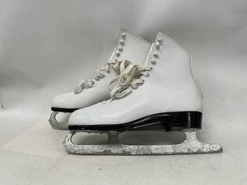 Vist Large View of Product Image Which is Used Lange LIBRA WomensFigure Skate White Senior 10