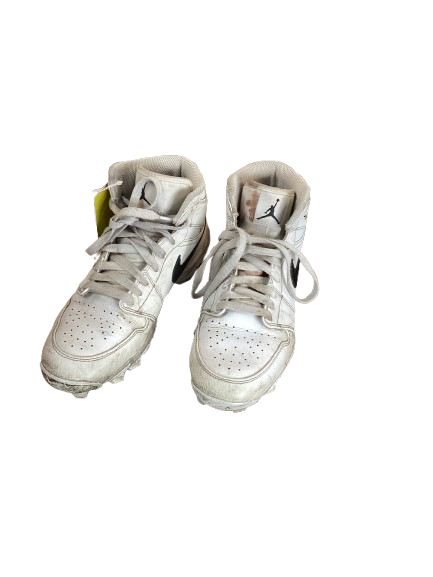 Vist Large View of Product Image Which is Used Nike LAX Cleats Boys White Youth 06.0