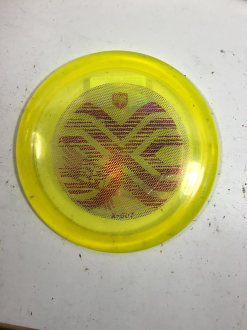 Vist Large View of Product Image Which is Used Discmania C LINE PD Disc Golf Driver Yellow 174g