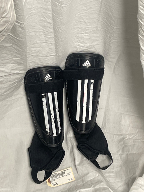 Vist Large View of Product Image Which is Used Adidas Soccer Shin Guards Adult Black MD
