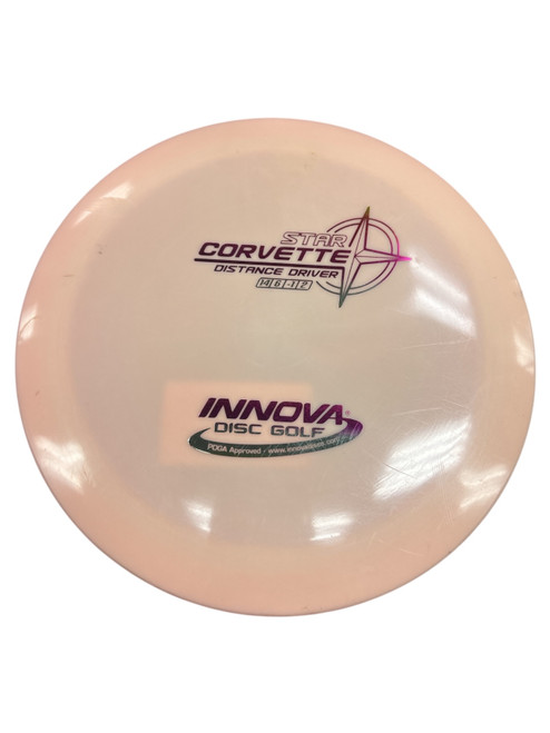 Vist Large View of Product Image Which is Used Innova STAR CORVETTE Disc Golf Driver Pink