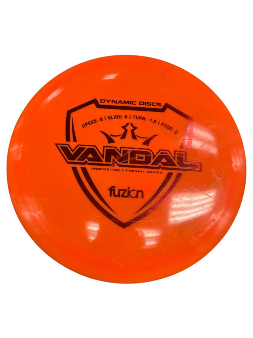 Vist Large View of Product Image Which is Used Dynamic Discs VANDAL Disc Golf Driver Orange