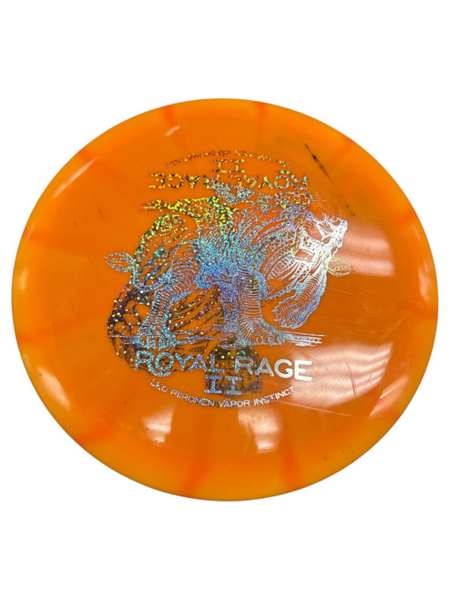 Vist Large View of Product Image Which is Used Discmania ROYAL RAGE Disc Golf Driver Orange