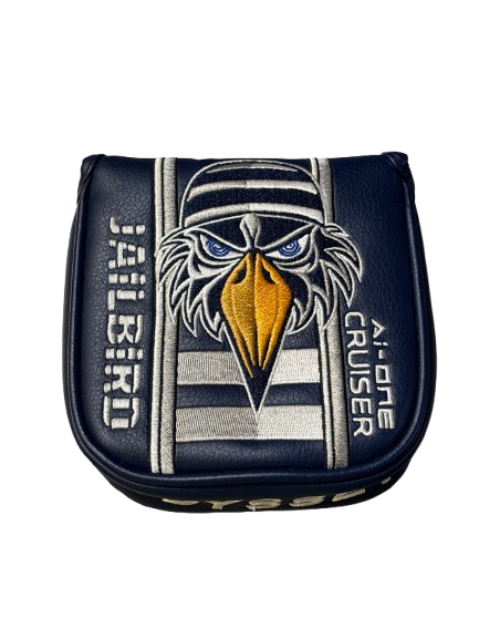 Vist Large View of Product Image Which is Used Odyssey AI-ONE JAILBIRD PUTTER COVER Golf Accessory Navy Blue