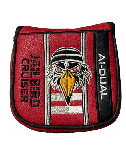 Vist Large View of Product Image Which is Used Odyssey AI-DUAL JAILBIRD CRUISER PUTTER COVER Golf Accessory Red
