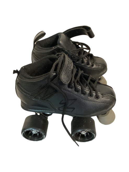 Vist Large View of Product Image Which is Used CRAZY SKATES Junior Roller Quad Skates Black Junior 02