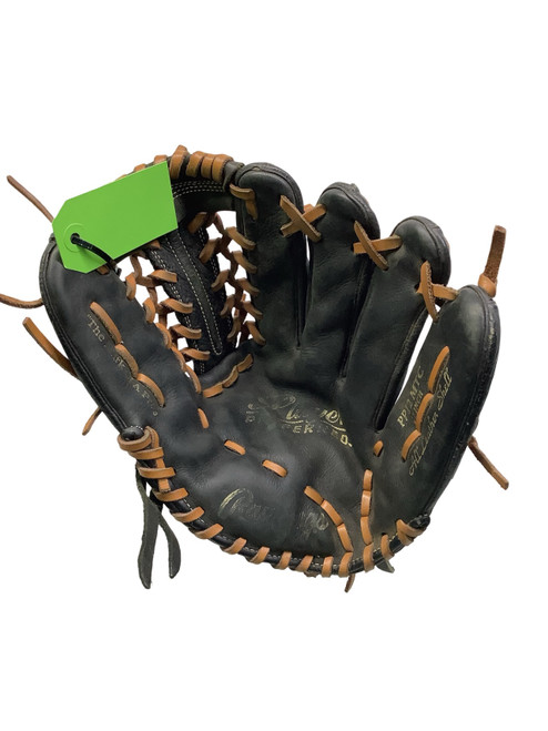Vist Large View of Product Image Which is Used Rawlings 12IN PLAYER PREFERRED GLOVE BB/SB Glove RH Throw Black 12"