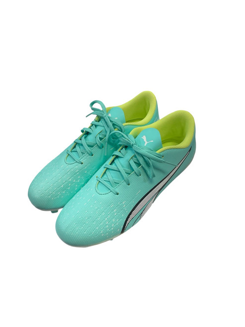 Vist Large View of Product Image Which is Used Puma Soccer Cleats Turquoise Junior 05.5