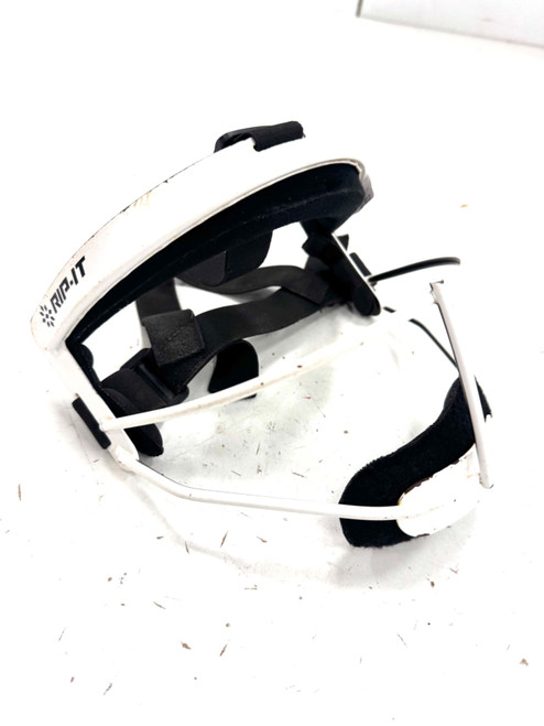 Vist Large View of Product Image Which is Used RIP-IT DEFENSE PRO YOUTH BB/SB Fielders Mask White One Size
