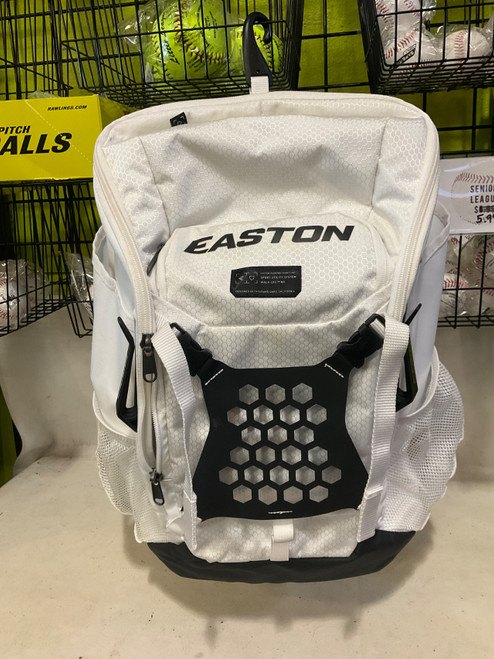 Vist Large View of Product Image Which is Used Easton BACKPACK BB/SB Player Backpack White