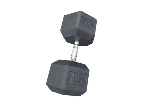 Vist Large View of Product Image Which is Used 100 LB HEX DUMBBELL Hex Dumbbell (Each) 100 lb