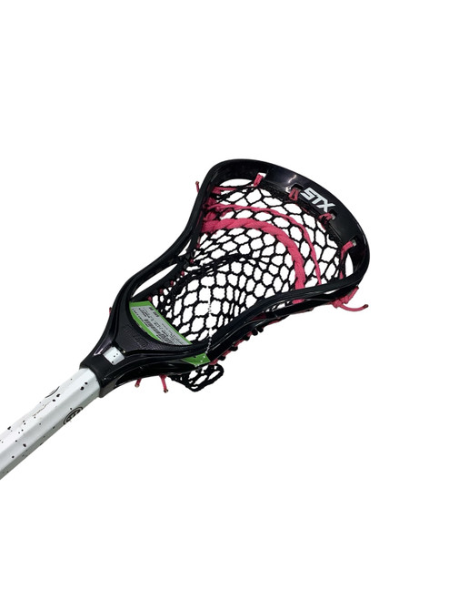 Vist Large View of Product Image Which is Used Warrior BURN LITE 2 SHAFT STX STALLION U HEAD Men Def/LSM Complete Stick White And Black