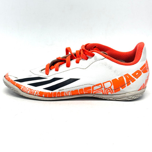 Vist Large View of Product Image Which is Used Adidas SPEEDPORTAL 4 Soccer Indoor Shoes White Junior 04