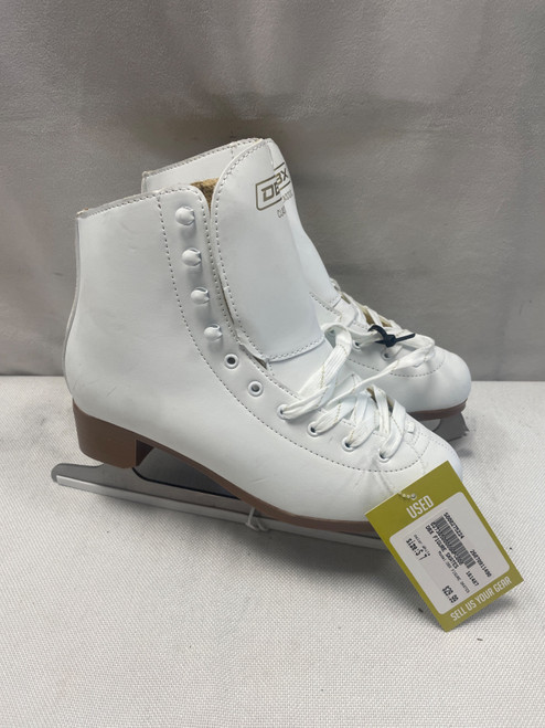 Vist Large View of Product Image Which is Used DBX FIGURE SKATES WomensFigure Skate White Senior 7