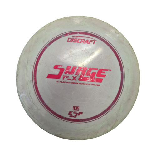Vist Large View of Product Image Which is Used Discraft SURGE FLX ESP DRIVER Disc Golf Driver White