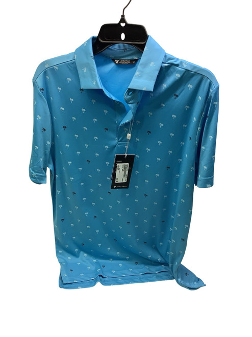 Vist Large View of Product Image Which is Used S.S. Golf Shirt M Carolina Blue SM