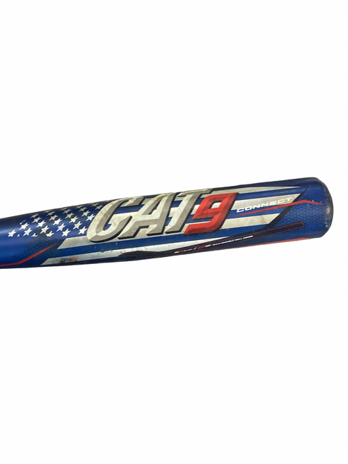 Vist Large View of Product Image Which is Used Marucci CAT 9 CONNECT AMERICA BB/SB High School -3 Bat 33"