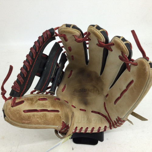Vist Large View of Product Image Which is Used Wilson A2000 12.75 IN RHT BB GLOVE BB/SB Glove RH Throw Black 12 3/4"