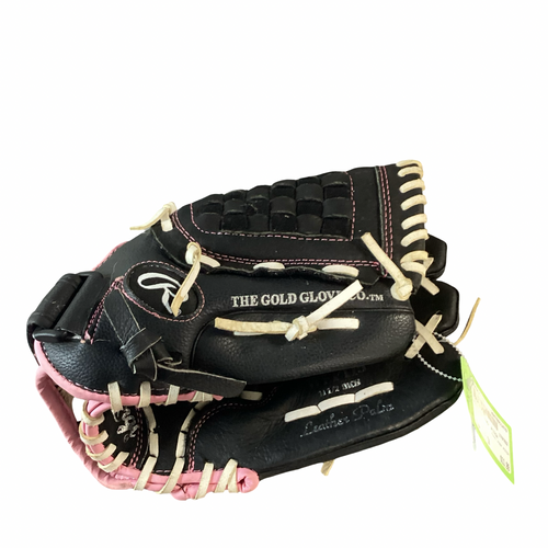 Vist Large View of Product Image Which is Used Rawlings FAST PITCH BB/SB Glove RH Throw Black 11 1/2"