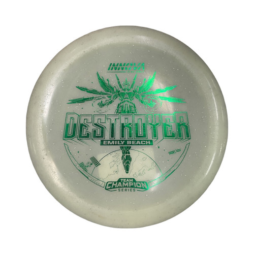 Vist Large View of Product Image Which is Used, Innova EMILY BEACH DESTROYER Disc Golf, Driver, Green, 173g,