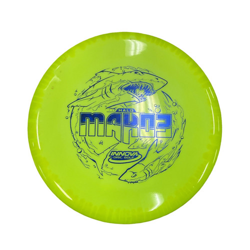 Vist Large View of Product Image Which is Used, Innova HALO MAKO3 Disc Golf, Mid Range, Yellow, 180g