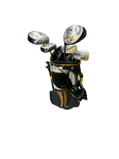 Vist Large View of Product Image Which is Used Walter Hagen HAGAN JR Jr Package Set LH Black And Gold 7 Piece