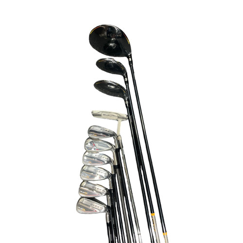 Vist Large View of Product Image Which is Cobra, FlyXL, 2025, Complete Set, 6i-9i/SW/3w/4h/Dr/Pt, Men’s, Right-Handed, Regular Flex Graphite Shaft, Cart Bag Included, Head Covers Included, In New Plastic