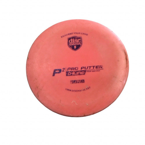 Vist Large View of Product Image Which is Used Discmania P2 D-LINE Disc Golf Putter Pink