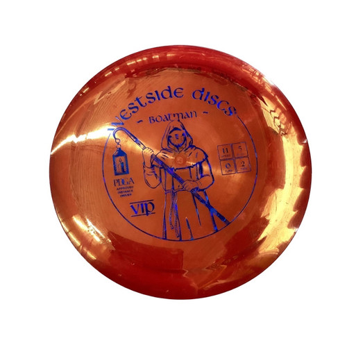 Vist Large View of Product Image Which is Used Westside VIP BOATMAN Disc Golf Driver Red