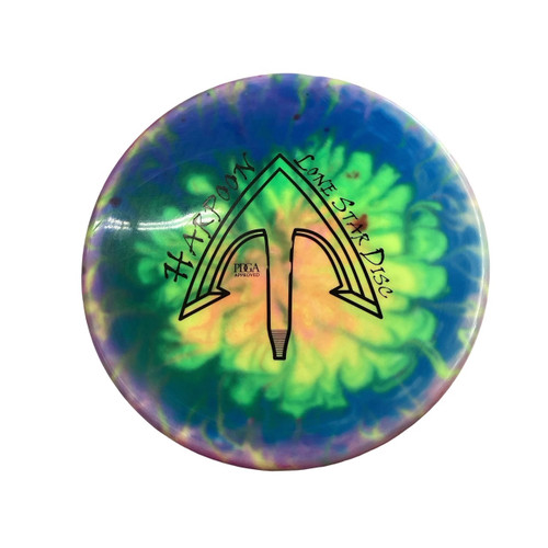 Vist Large View of Product Image Which is Used Lone Star Disc HARPOON Disc Golf Putter Royal Blue