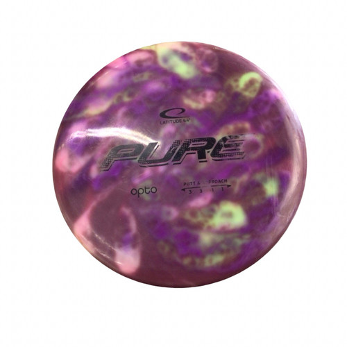 Vist Large View of Product Image Which is Used Latitude 64 OPTO PURE Disc Golf Putter Purple