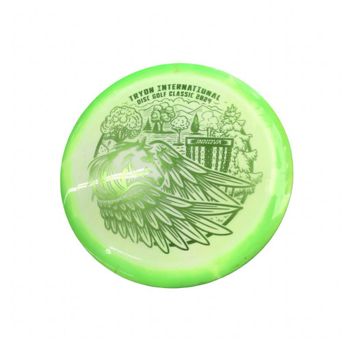 Vist Large View of Product Image Which is Used Innova HALO ORC Disc Golf Driver Green