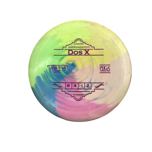 Vist Large View of Product Image Which is Used Lone Star Disc DOS X Disc Golf Driver Yellow