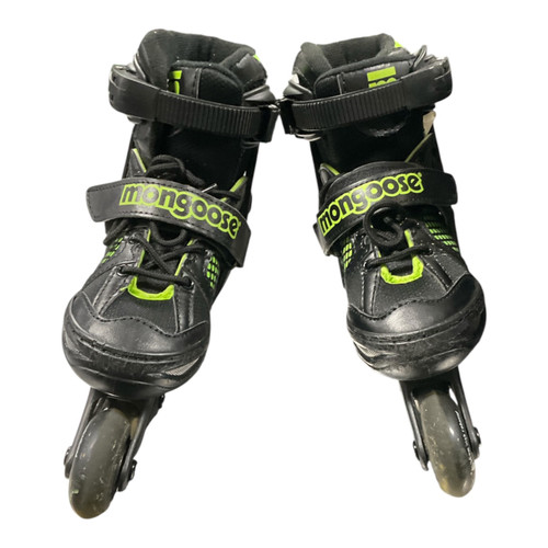 Vist Large View of Product Image Which is Used Mongoose ADJ 1-4 Junior Rec Fitness Skates Black Adjustable