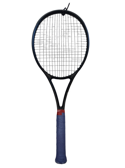Vist Large View of Product Image Which is Used Wilson RF 01 PRO Adult Tennis Racquet Black 4 1/2"