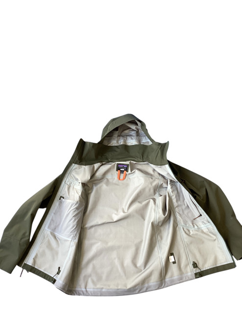 Vist Large View of Product Image Which is Used Patagonia Outerwear Light Jacket M Green SM