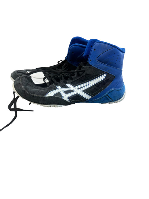 Vist Large View of Product Image Which is Used Asics MATCONTROL Wrestling Shoes Royal Blue Senior 7